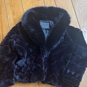 Cavalini Luxurious Black Teddy Jacket